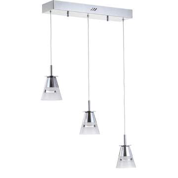Alain Adjustable Metal Integrated LED Pendant - JONATHAN Y